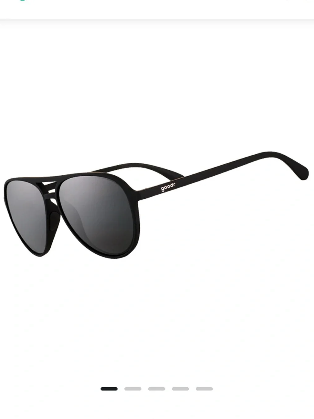 Goodr Operation: Blackout' Sunglasses - Black